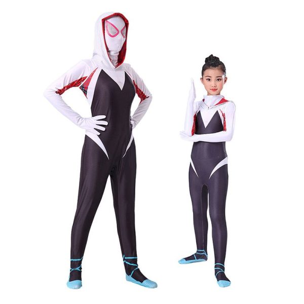 XYYEA Gwen Spider-Man Superhero Costume
