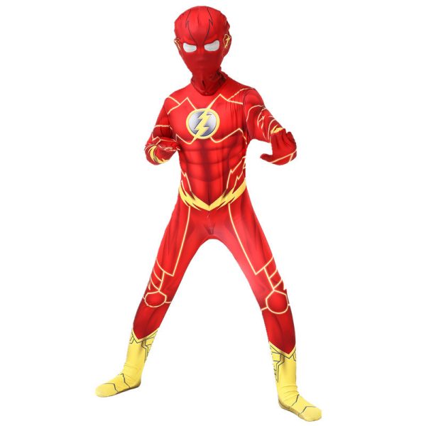 5 XYYEA The Flash jumpsuit COS costume