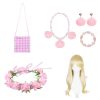 XYYEA Barbie pink suspender dress