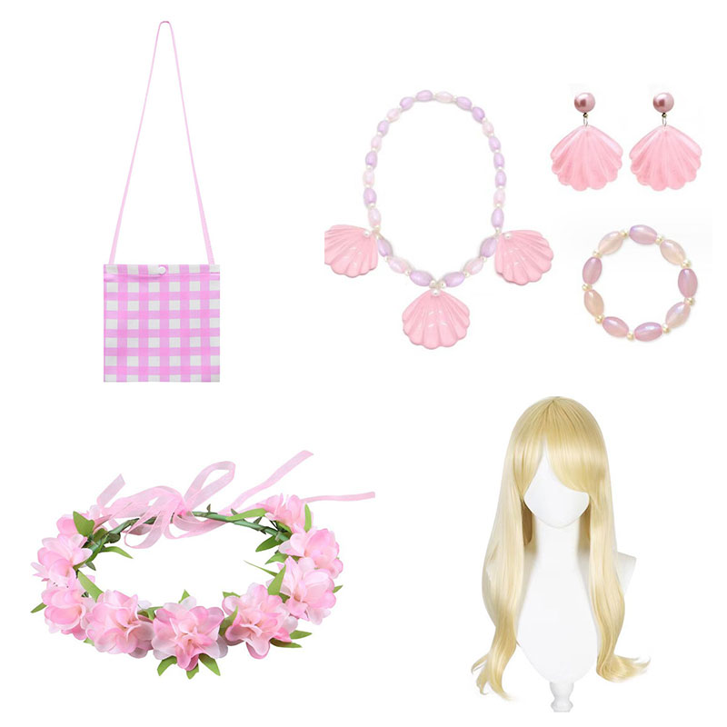 XYYEA Barbie pink suspender dress