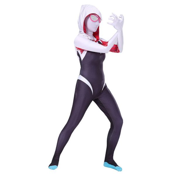 XYYEA Gwen Spider-Man Superhero Costume