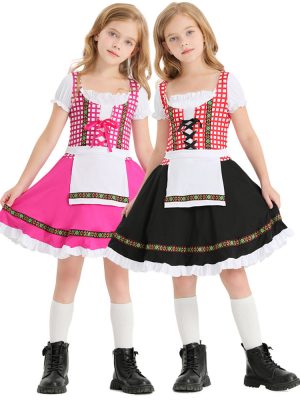 XYYEA Kids Oktoberfest Costume German Bavarian Beer Festival Clothes Children