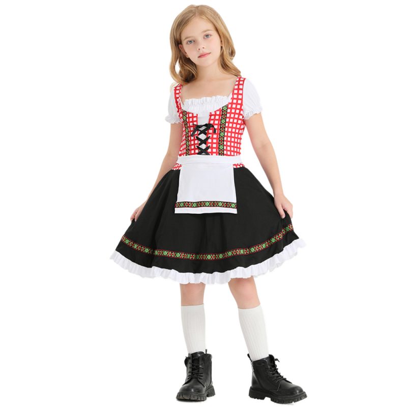 XYYEA Kids Oktoberfest Costume German Bavarian Beer Festival Clothes Children