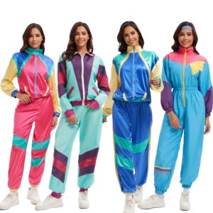 XYYEA 70s retro hippie dance party costume