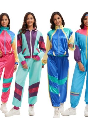XYYEA 70s retro hippie dance party costume