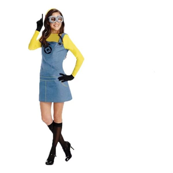 1 (1) XYYEA Family Novelty Cosplay Deguisement Bob Minions Jumpsuit Outfit Minions Costume
