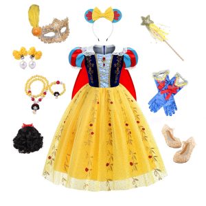 XYYEA Snow White Luxury Heavy Puffy Dress