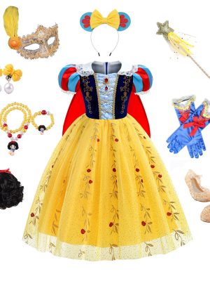 XYYEA Snow White Luxury Heavy Puffy Dress