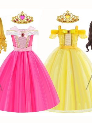 XYYEA Beauty and the Beast Princess Belle Dress