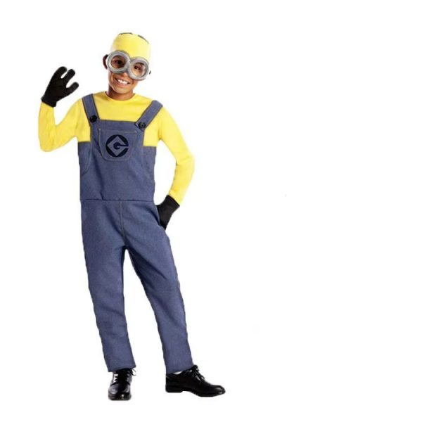 1 (7) XYYEA Family Novelty Cosplay Deguisement Bob Minions Jumpsuit Outfit Minions Costume
