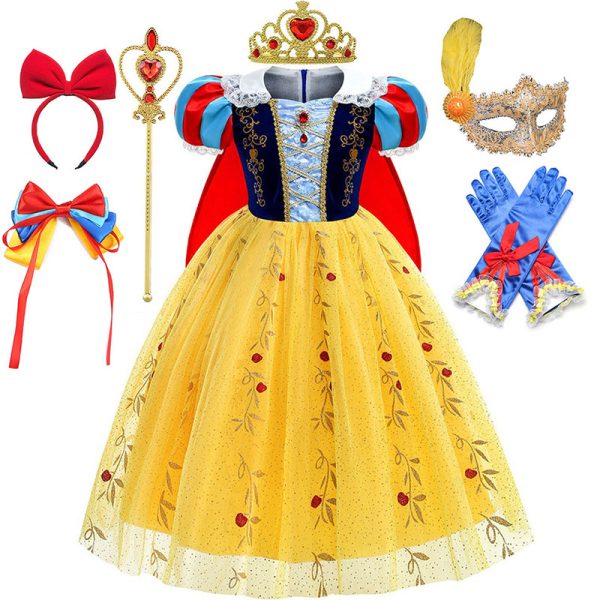 2 XYYEA Snow White Luxury Heavy Puffy Dress