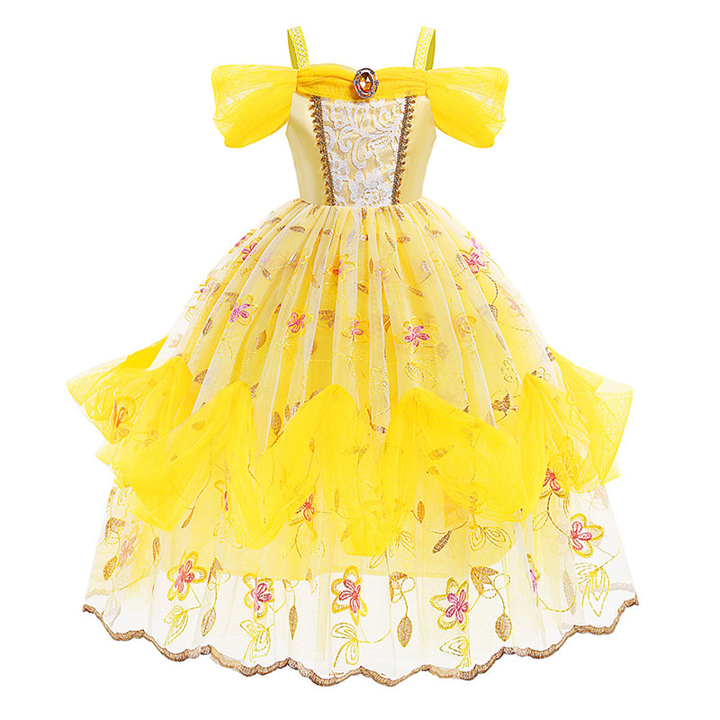 XYYEA Beauty and the Beast Princess Belle Dress