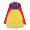 XYYEA Snow White long cape girls fluffy lace dress