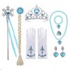 XYYEA Frozen 2 Princess Elsa Girls White Dress