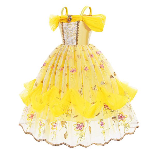 3 XYYEA Beauty and the Beast Princess Belle Dress