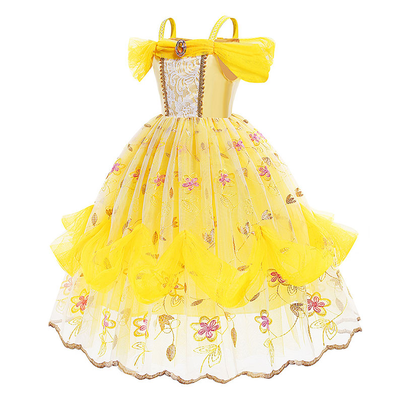 XYYEA Beauty and the Beast Princess Belle Dress