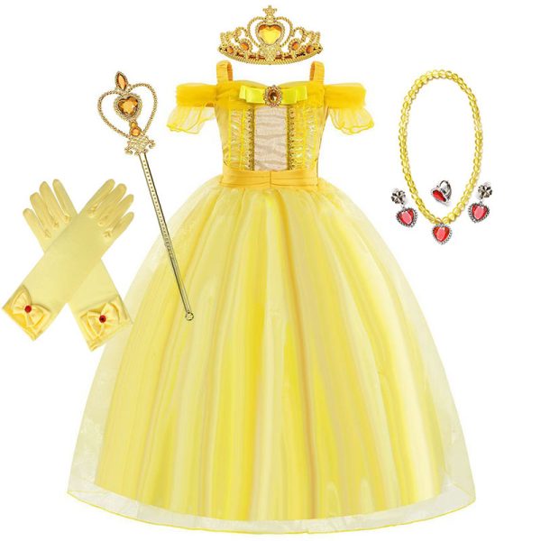 3 XYYEA Beauty and the Beast Princess Belle Dress