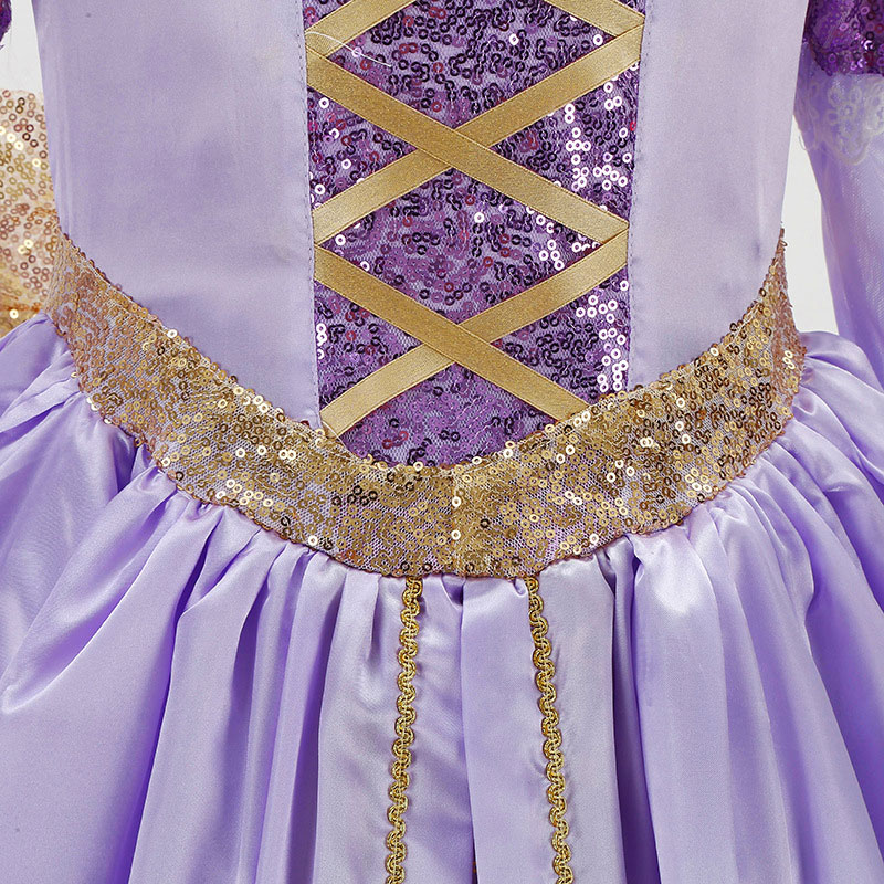 XYYEA Magic House Long Hair Bow Princess Performance Costume