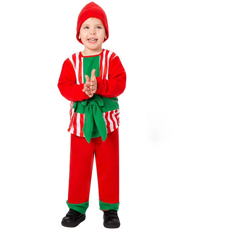 XYYEA Boy Gift Christmas Cosplay Costume Stripe Long Sleeve Sets Children's Gift Box Costume