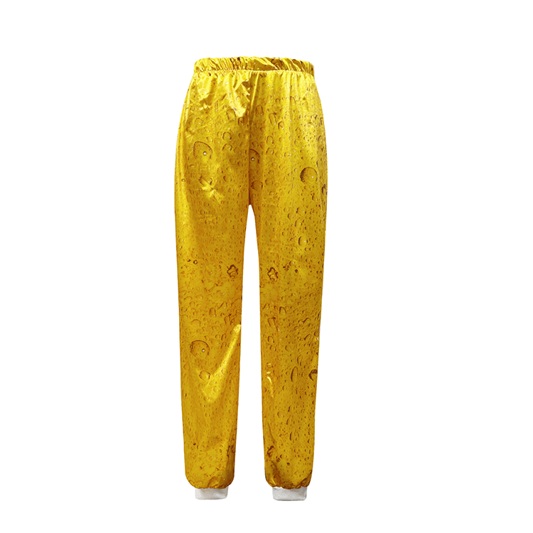 XYYEA Mens Ladies Shell Suit Hip hop gabber beer print training suit