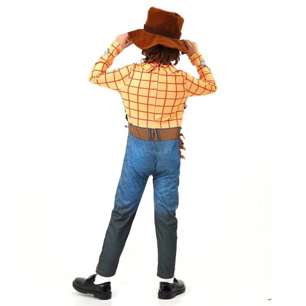 Detail-04 XYYEA Buzz Light year Costume Onesie Children's Cowboy Woody Cosplay Costume