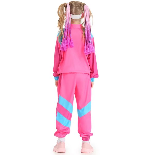 Detail-05 XYYEA Disco Dance Costume for Children Hippie Clothes Tracksuit for Girls Boys