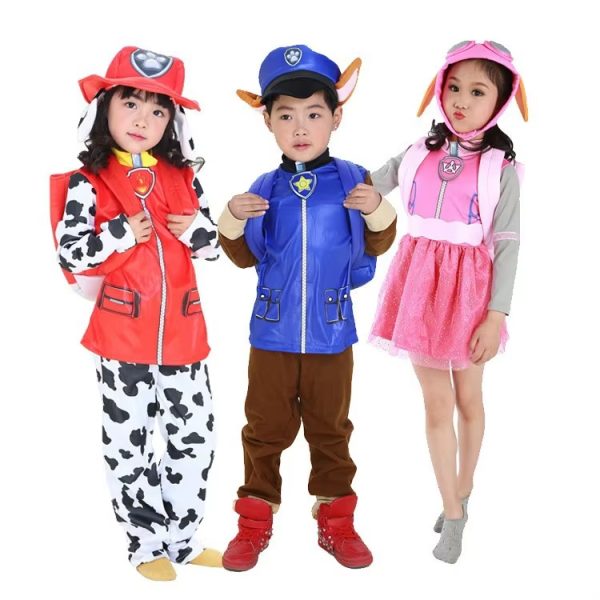 Main-01 XYYEA Chase Patrol Costume Kids Boys Girls Skye Cosplay Costume Patrol Dog