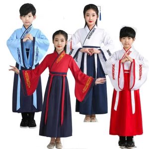 XYYEA Traditional Han Dynasty Chinese Hanfu Kids Party New Year Costume Boys And Girls