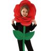 XYYEA Valentines Day Outfit Rose Romper Dress Birthday Costume For Valentine's Day Outfits