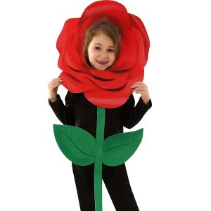 XYYEA Valentines Day Outfit Rose Romper Dress Birthday Costume For Valentine's Day Outfits