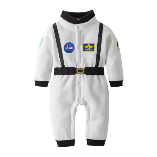 XYYEA Baby Astronaut Costume Space Suit Baby Boy's Long Sleeve Onesie Spaceman