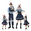 XYYEA Party Funny Outfit Judy Hopps Movie Anime Clothing Parent-child Costume