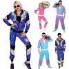 XYYEA Women Men 1980s Disco Hippie Costume Hippies Suits For Adult