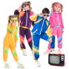 XYYEA Disco Dance Costume for Children Hippie Clothes Tracksuit for Girls Boys