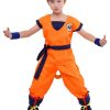 XYYEA Kids Suits Son Goku Gui Wu Carnival Anime Cosplay Holiday Costumes Tail Wig