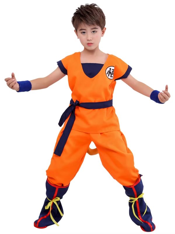 Main-02 XYYEA Kids Suits Son Goku Gui Wu Carnival Anime Cosplay Holiday Costumes Tail Wig