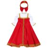 XYYEA Russian Traditional Dance Dress Kids Girls Boy Performance Costume