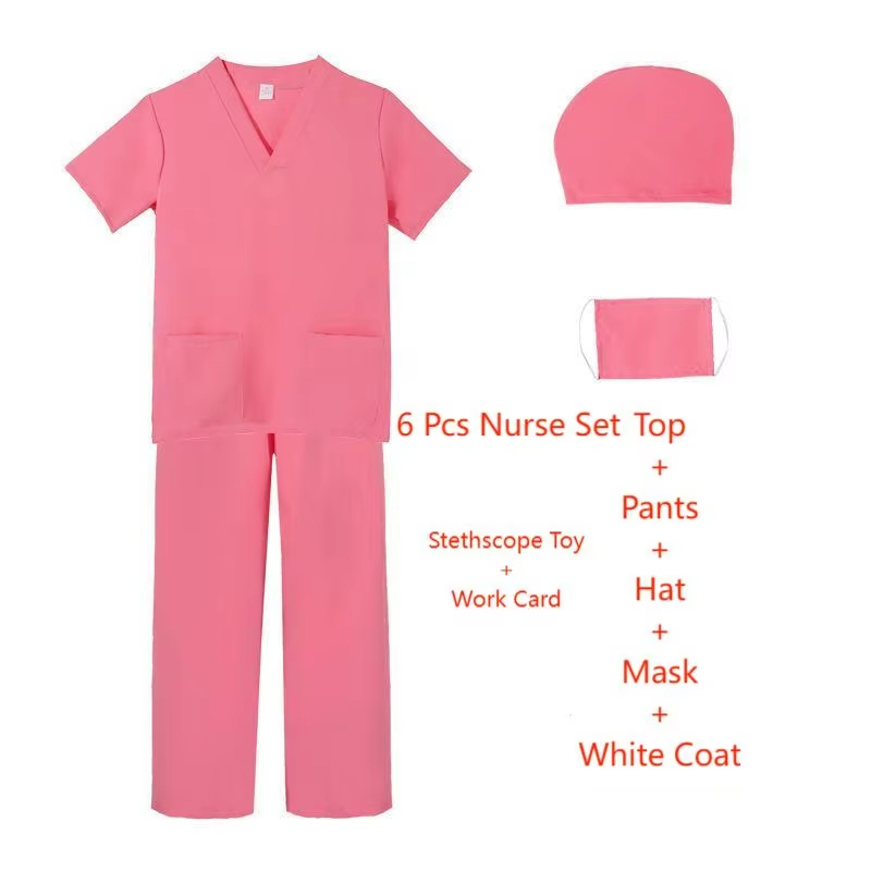 XYYEA Career Day Outfit For Kids White Coat Nurse Role Play Cosplay Costume