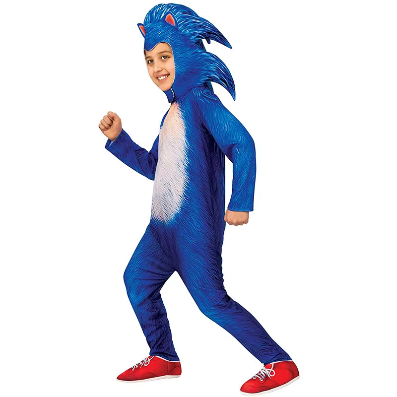 XYYEA Children's Day Sonic Dress up Performance Costume Cosplay Sonic Kids Costume