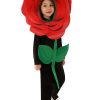 XYYEA Valentines Day Outfit Rose Romper Dress Birthday Costume For Valentine's Day Outfits