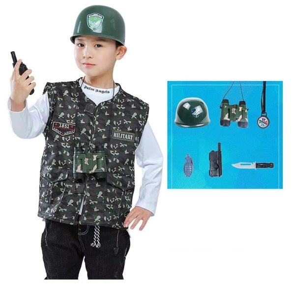 Main-02 XYYEA Firefighter Doctor Chef Lawyer Kid Roleplay Career Uniform Career Day Costume