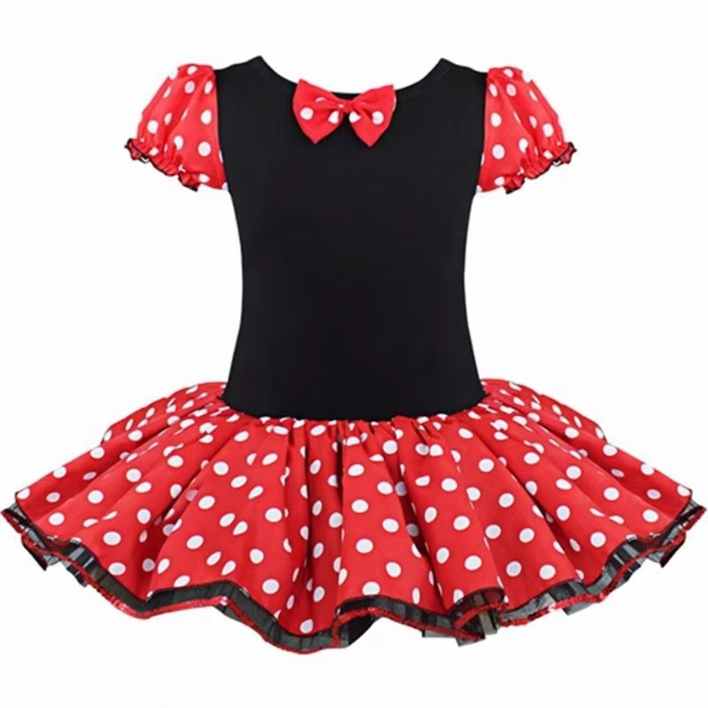XYYEA Christmas Halloween Polka Dots Birthday Party Clothes Girls Tutu Dress