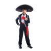 XYYEA Traditional Mexican Ethnic Mariachi Amigo Matador Dancer Kids Carnival Party Costumes