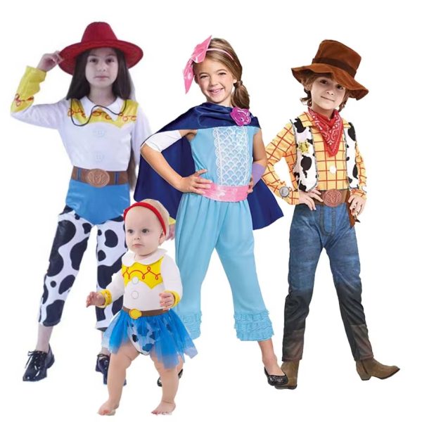 Main-03 XYYEA Buzz Light year Costume Onesie Children's Cowboy Woody Cosplay Costume