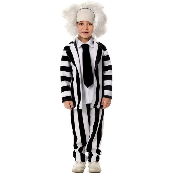 XYYEA Halloween Beetle Juice Cosplay Costume Party Suit Stage Performance Cosplay