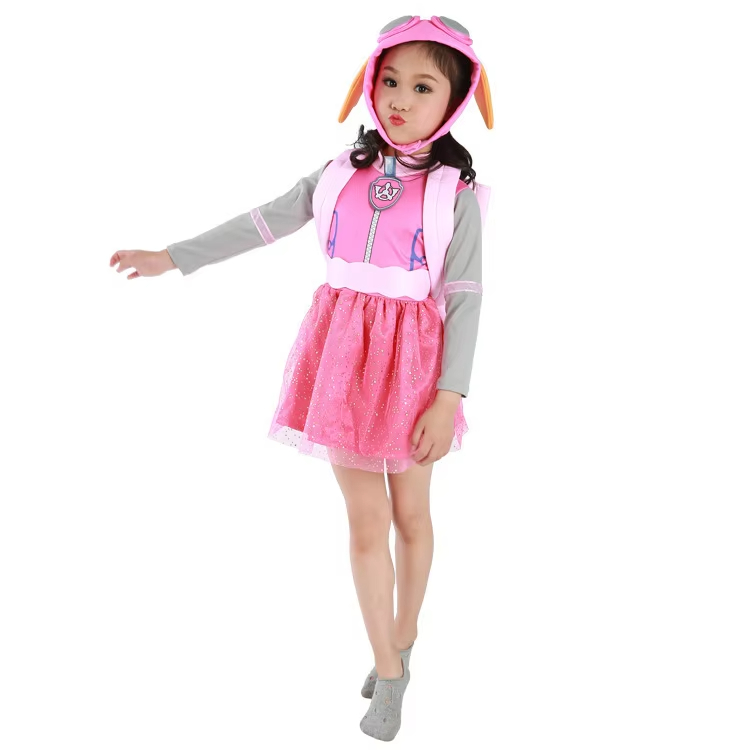 XYYEA Chase Patrol Costume Kids Boys Girls Skye Cosplay Costume Patrol Dog