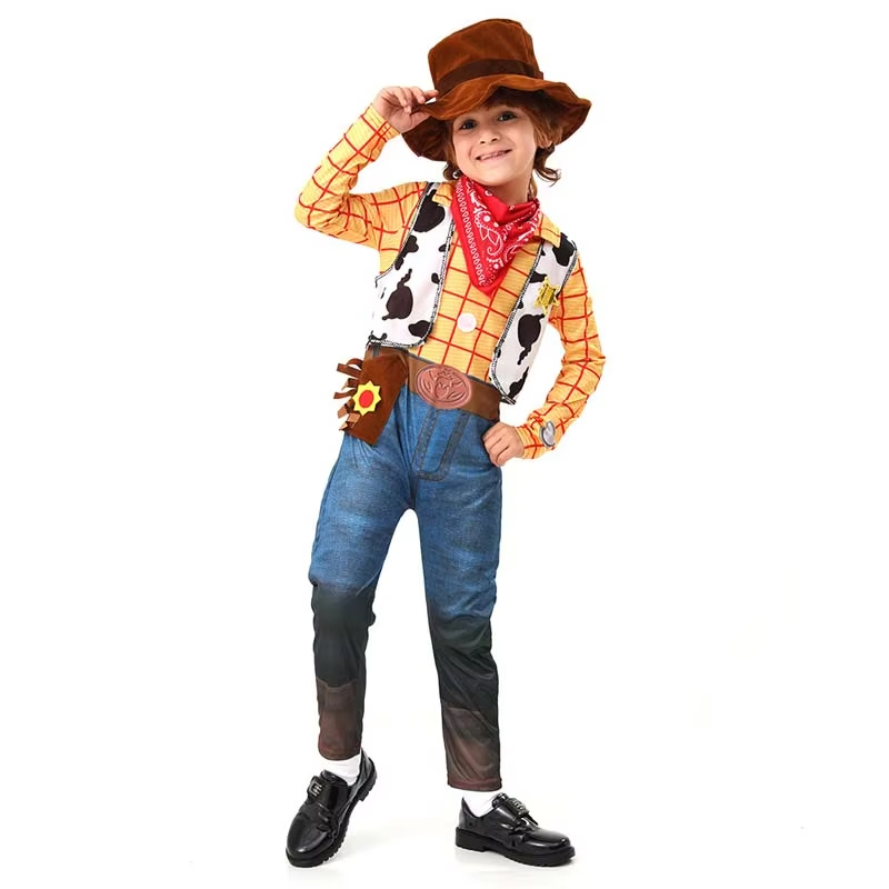 XYYEA Buzz Light year Costume Onesie Children's Cowboy Woody Cosplay Costume