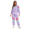 XYYEA Women Men 1980s Disco Hippie Costume Hippies Suits For Adult