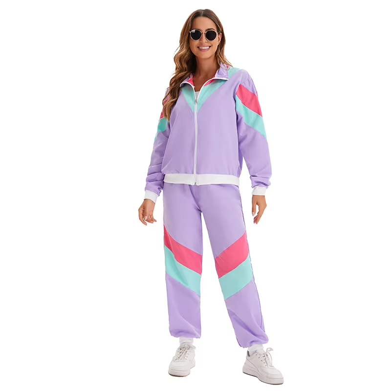 XYYEA Women Men 1980s Disco Hippie Costume Hippies Suits For Adult