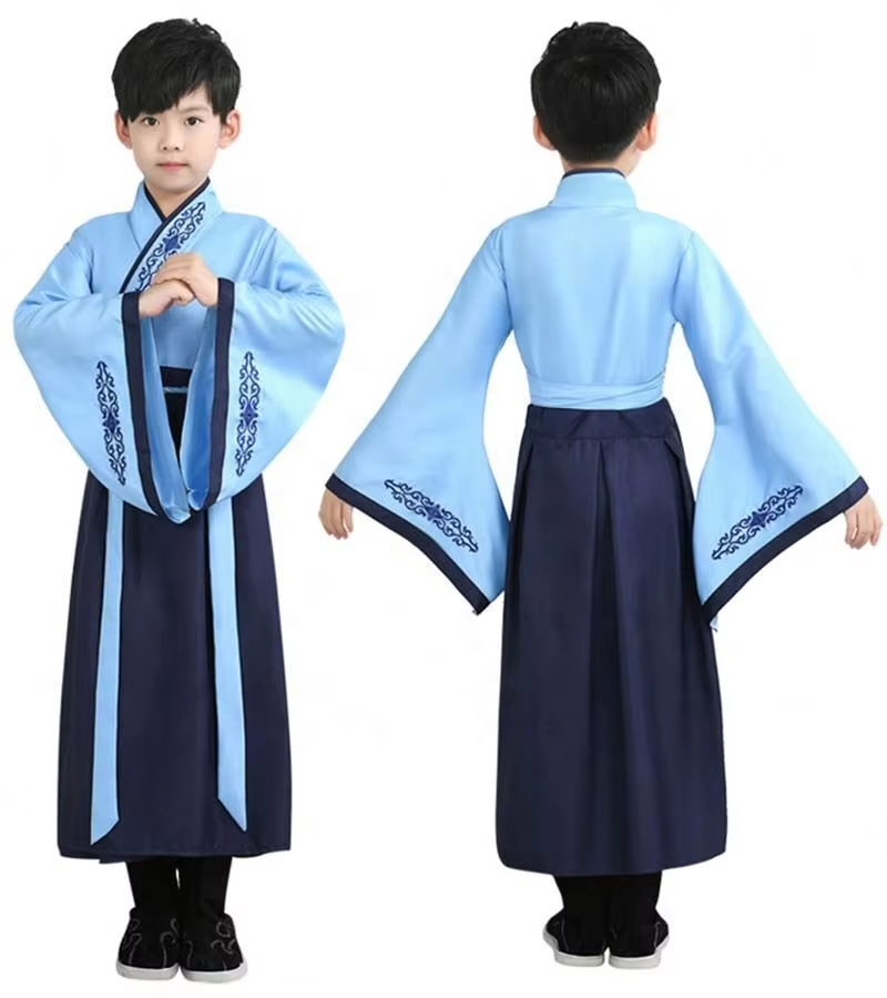 XYYEA Traditional Han Dynasty Chinese Hanfu Kids Party New Year Costume Boys And Girls